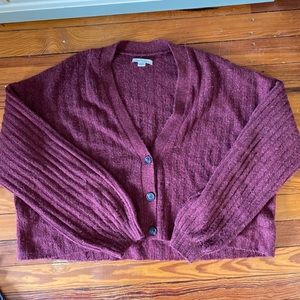 cropped red sweater!